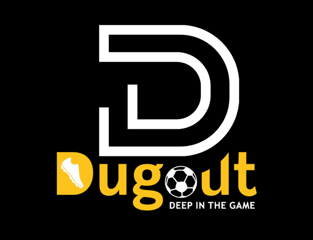 dugout white logo